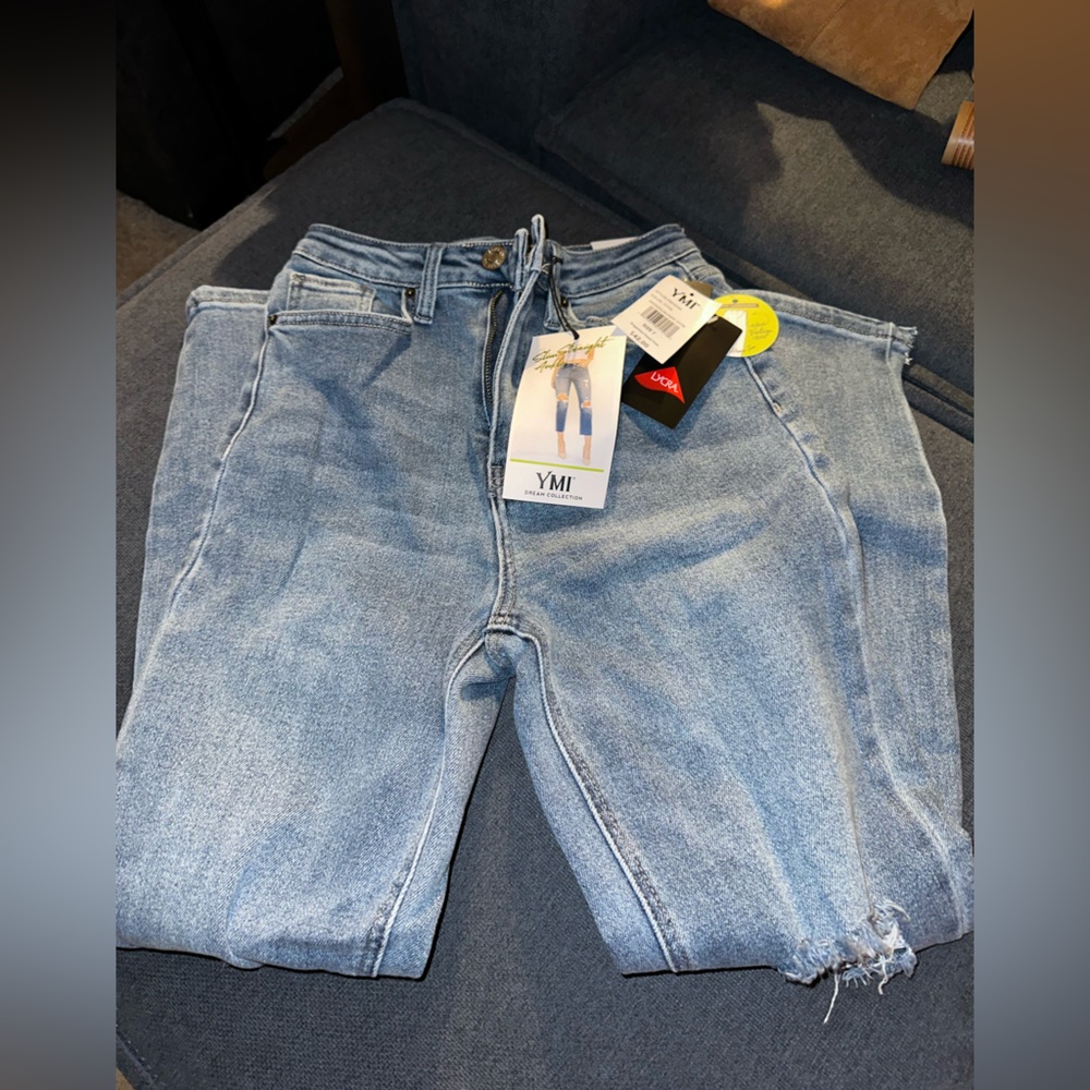 YMI Dream Collection Slim Straight Ankle Jean